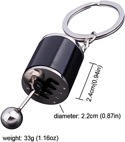 Car Gear Box Keychain, Manual Transmission Lever Metal Keychain, Car Refitting Metal Pendant Keychain, Gear Knob Modification Keychain, Gear Shift Shifter Keychain