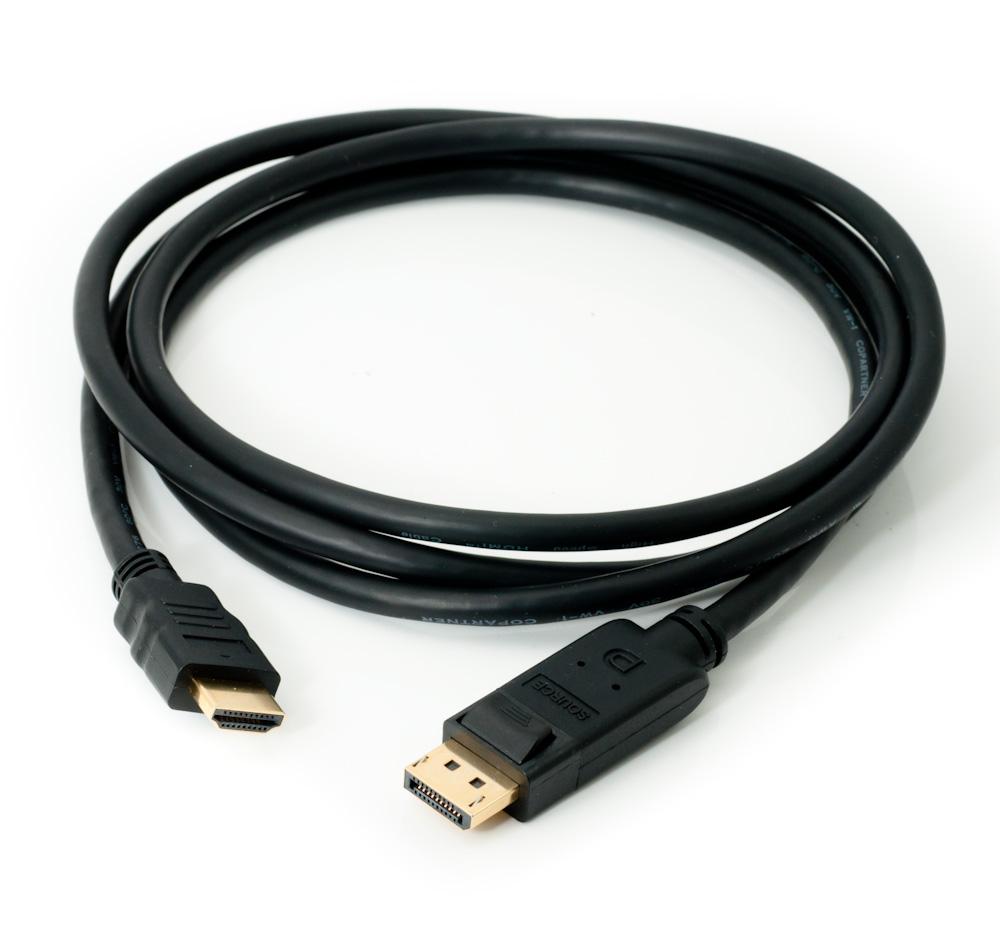 1.5 Meter DisplayPort to HDMI Cable |4K Quality with our 1.5m DP to HDMI Cable| DP Cable for HD Video & Audio