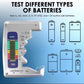 Portable Digital Battery Tester, Battery Capacity Check Detector, Portable Voltage Measurement Tool