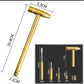6-In-1 Mini Craft Hammer Screwdriver Set, Detachable Micro Screwdriver, Multifunction Multi Brass Hammer