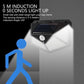 100 LED Solar Light, Motion Sensor Outdoor Solar Lamp, Courtyard Waterproof Stairs Outdoor Wall Light, Multifunctional Solar Lamp, Outdoor Garden Decoration Solar Led Light, Sunlight Powered Spotlight with Motion Sensor