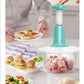 Heavy Duty Vegetable & Fruit Cutter | Multi Blade Food Processor (2L Large Manual Push Chopper)