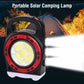 Portable Solar Lantern COB LED Light, USB Rechargeable Work Light Power Bank, Handheld Flashlight Outdoor Tent Camping Lamp