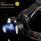 Led Head Lamp, Camping Hunting Lantern Head Torch, Long Shot Superlight, Adjustable Waterproof Headlamp Flashlight, Rechargeable Headlight Torch, Zoom Hunting Lamp Torch Light, Super Beam Head Light,