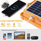 Rechargeable Outdoor LED Solar Floodlight, 500W Spotlight With Mobile Charging Pot, Camping Solar Light, Emergency Lamps Work Light, Handheld Flashlight Outdoor Tent Camping Lamp