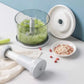 Heavy Duty Vegetable & Fruit Cutter | Multi Blade Food Processor (2L Large Manual Push Chopper)