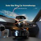 Solar Powered Car Diffuser, Solar Powered Rotating Car Aromatherapy Diffuser, Durable Alloy Fragrance Diffuser, Car Air Freshener Diffuser