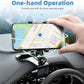 Dashboard Mobile Holder, Universal Phone Suction Bracket, 360 Adjustable Rotating Mount Holder, Multipurpose Cell Phone Stand, 360 Degree Rotating GPS Navigation Bracket, Car Dashboard Rear View Mirror with 360° Spring Clip