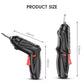 Rechargeable Cordless Screwdriver Tool Set, Mini Household Screwdriver, MultiFunctional Lightweight Electric Drill