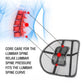 Universal Chair Lumbar, Back Support Spine Posture Correction Back Pillow, Car Seat Office Chair Massage Back Lumbar, Ventilate Mesh Car Seat Chair Back Cushion,