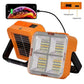 Rechargeable Outdoor LED Solar Floodlight, 500W Spotlight With Mobile Charging Pot, Camping Solar Light, Emergency Lamps Work Light, Handheld Flashlight Outdoor Tent Camping Lamp