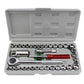 40 Pcs Socket Wrench, Automobile Maintenance & Repair Tools, Car Sleeve Tool Combination Set, Aiwa Combination Tool Set, Socket Organizer Kit With Combination Torque and Insulated Handles, Metric Socket Set