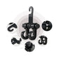 Swivel Car Seat Back Hook, Multifunctional Metal Auto Car Seat Headrest Hanger, Back Seat Organizer Hanger, Handbag Purse Bags Clothes Coats Storage Holder, Portable Seat Clip, Universal Space Saving Interior Accessories Holder