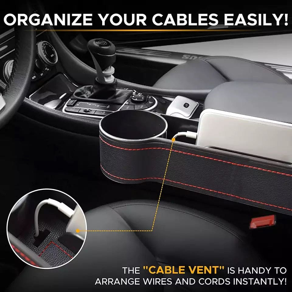 Set Of 2 Car Seat Storage Box, Car Slit Pocket, Left / Right Car Storage Box, Car Multifunctional Storage Box, Car Clearance Storage Box,  Car Pocket Organizer, Car Seat Organizer, Gap Filler Pocket