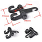 Swivel Car Seat Back Hook, Multifunctional Metal Auto Car Seat Headrest Hanger, Back Seat Organizer Hanger, Handbag Purse Bags Clothes Coats Storage Holder, Portable Seat Clip, Universal Space Saving Interior Accessories Holder