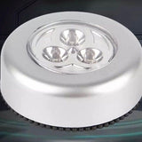 Touch Type Car Reading Light Trunk Touch And Tap Light, Creative Round Paste Type Night Light, Bedroom Beside Lamp