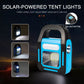 3 In 1 Solar Lantern, USB Rechargeable Hand Lamp, Handheld Work Light Flashlight, Multifunctional Waterproof Emergency Handheld Lamp, 3 Light Spotlight