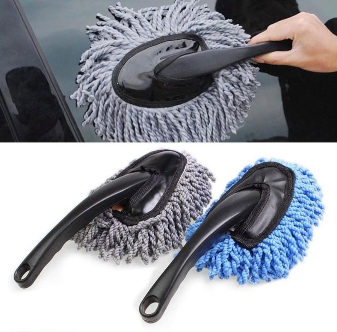 Car Dust Mop, Car Mop Microfiber Cleaning Brush, Car Dusting Tool, Car Wash Small Wax Mop