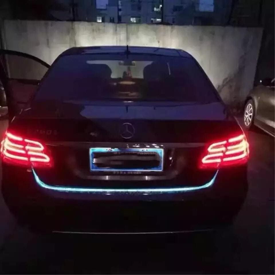 RGB Multi Color Car Signal Warning Strip Light, Car Rear Tail Box Dynamic Streamer Brake Turn Signal Led Lights