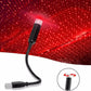 Car Roof Projector, Starry Sky Ceiling Lights For Car, Roof Atmosphere Star Lamp Projector,  USB Room Night Light, Flexible Romantic Galaxy USB Night Lamp