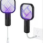 Mini USB Electric Mosquito Racket, Rechargeable Summer Fly Swatters Trap, Mosquito Swatter UV Light Sharp Sparking Racket