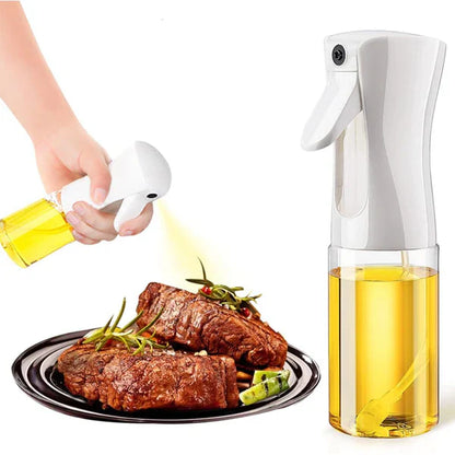 Oil Sprayer bottle for Cooking (200ml) Olive Oil Spray Bottle Continuous Spray with Portion Control, Suitable for Multiple Scenarios. Highly Trusted by Chefs